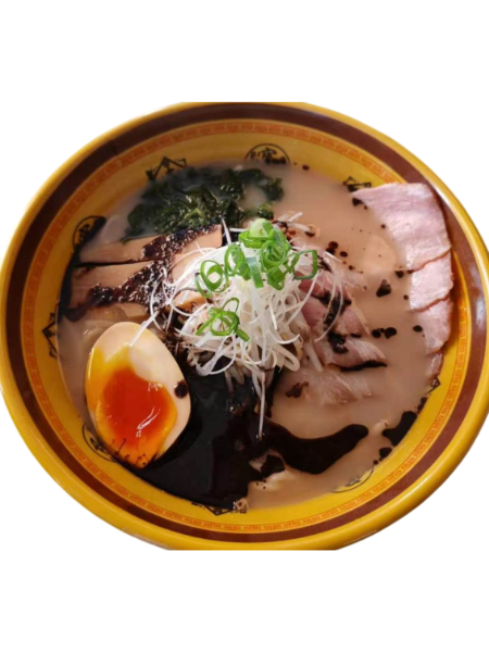 321. NUOVO U RAMEN CON CHASHU DI MAIALE E OLIO ALL AGLIO NERO