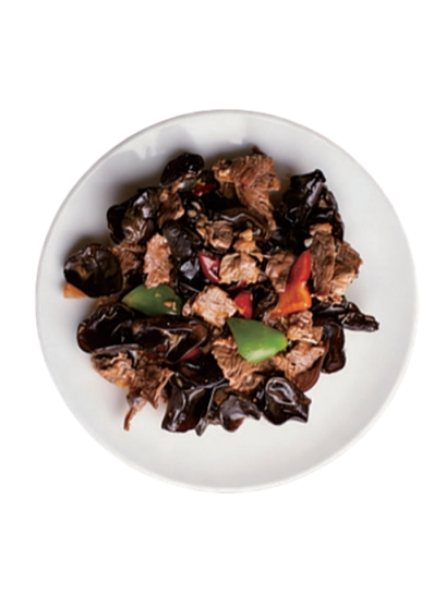 F8. Bœuf aux champignons noirs