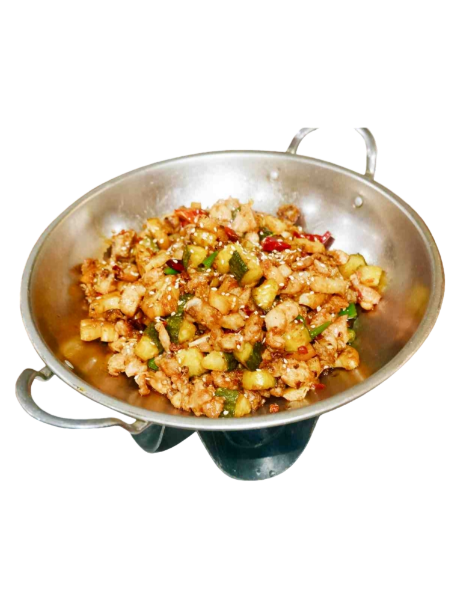 Dry-pot Rabbit and Lotus spicy