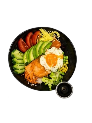 801. Grilled Salmon Bowl
