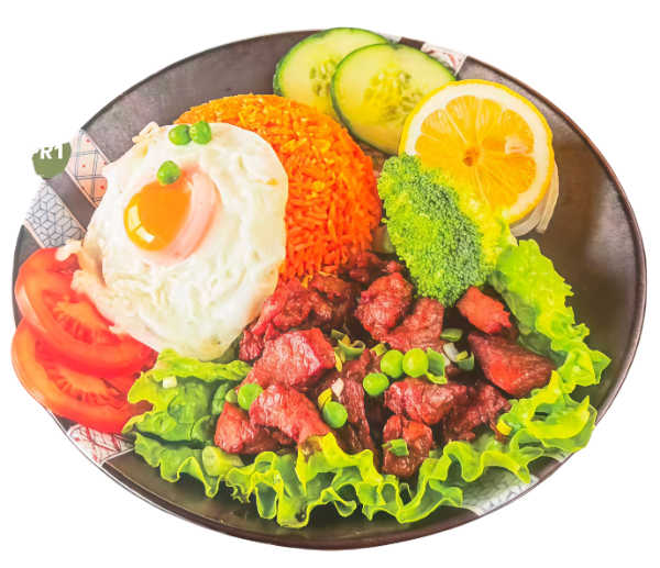 PR1. Riz sauté au bœuf Loc Lak