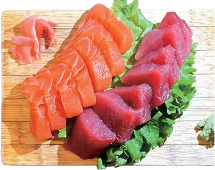 MENU SASHIMIS SAUMON PETIT