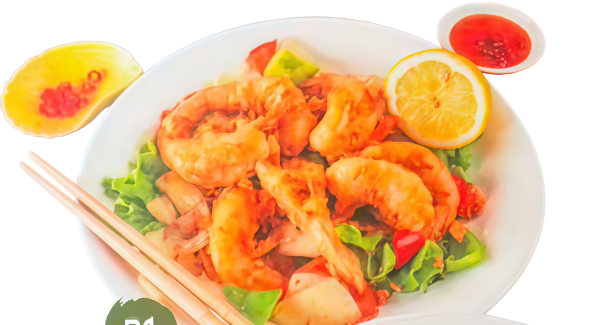 P1. Crevettes au sel et poivre