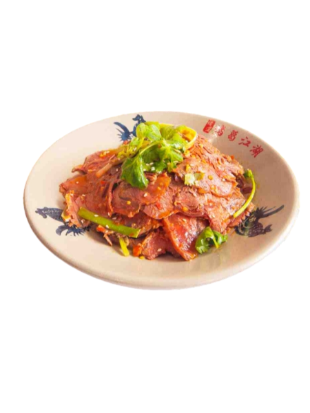 Marinated beef in spicy sauce