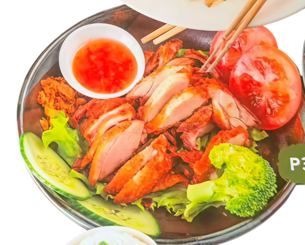 P3. Canard laqué frit aux 5 parfums