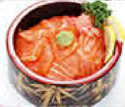 MJ17 Chirashi saumon, saumon cru sur riz vinaigré