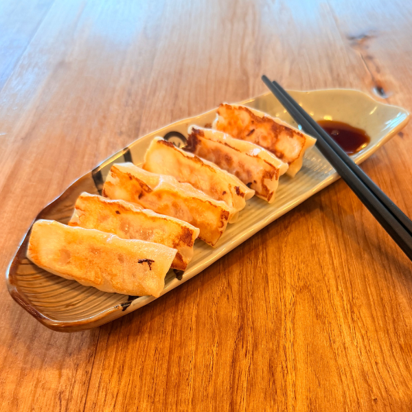 Shrimp grilled jiaozi