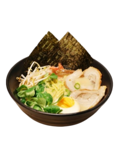 R1. 白丸 Tonkotsu Ramen – Original