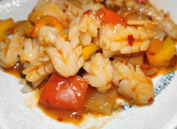53. Calamari in salsa chili