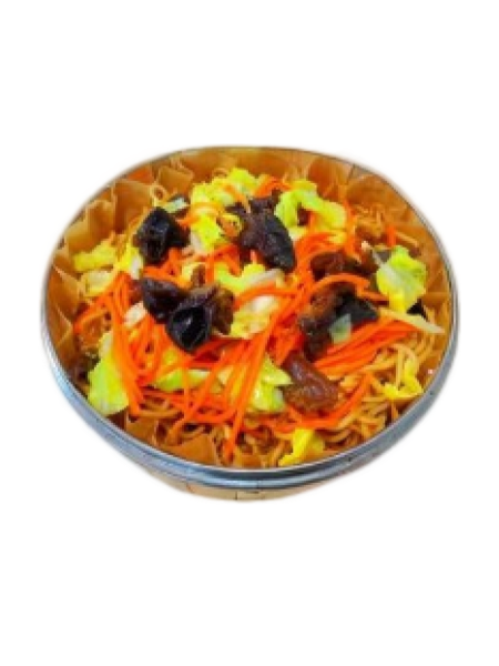 NOUILLES VAPEUR CHOU POINTU SAUTÉ AUX CHAMPIGNONS NOIRS 包菜木耳焖面