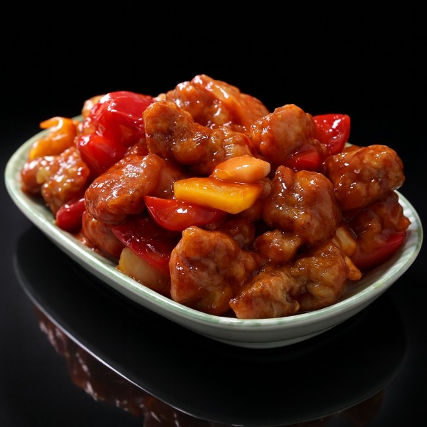 51. Porc à la sauce aigre-douce