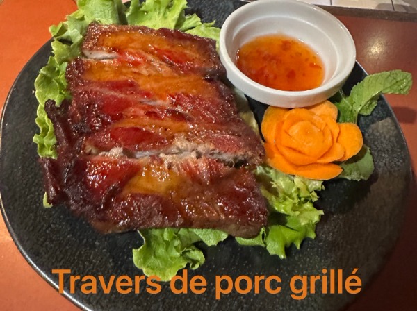 54. Travers de porc grillé