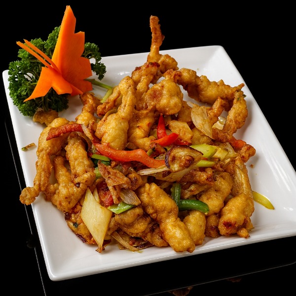 44A. Cuisses de grenouilles au poivre et sel