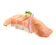 111. Aburi Toro Shake Nigiri saumon snacké