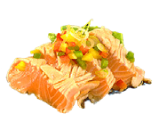 119. Lachs Tataki saumon snacké