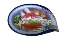 70. WUDON NUDELSUPPE soupe nouilles udon au fruits de mer