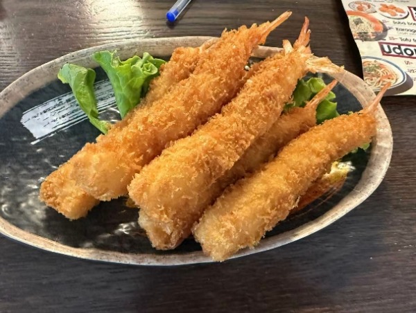 E5. Ebi frits 6 pièces