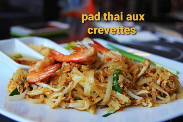 P1) Pad thai crevettes