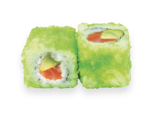 541. Maki tobikko (oeuf de poisson volant wasabi)