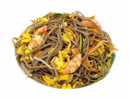 195. SOBA CON GAMBERI* E VERDURE