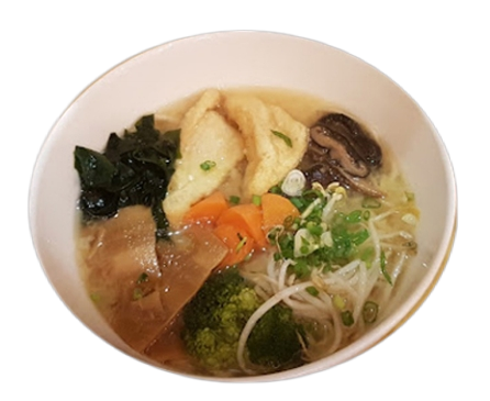 122. RAMEN DI VERDURE CON BRODO VERDURE 蔬菜拉面