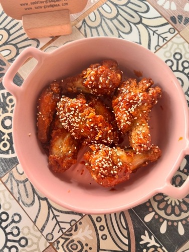 Chicken wings avec sauce piment douce 4 pièces