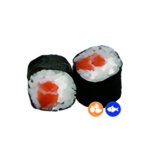 25a. Maki de salmón con queso philadefia