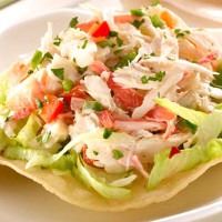 3. Ensalada con cangrejo