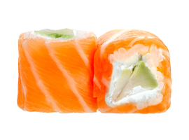 T7. Saumon Roll Avocat cheese 6pcs