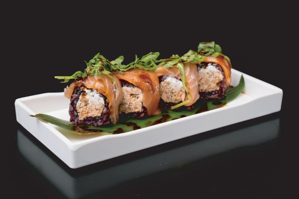 126. Black rucola roll