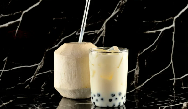 Bubble tea au lait de coco