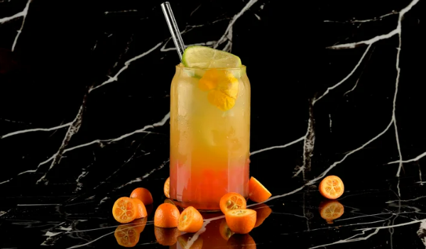 Bubble tea kumquat