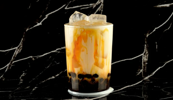 Bubble tea caramel