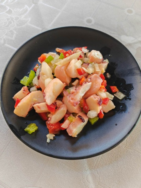 3. Octopus salad