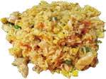 26. Fried rice with chicken and curry