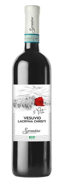 Lacryma Christi del Vesuvio rosso bio e vegan