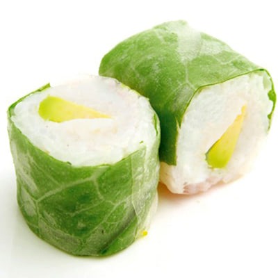 Green roll Avocat cheese