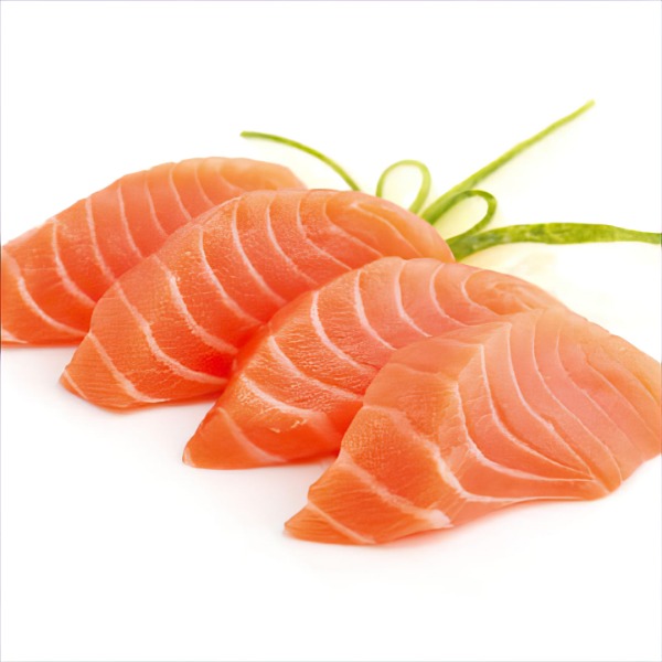 E6. Sashimi saumon