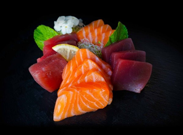 Sashimi saumon et thon