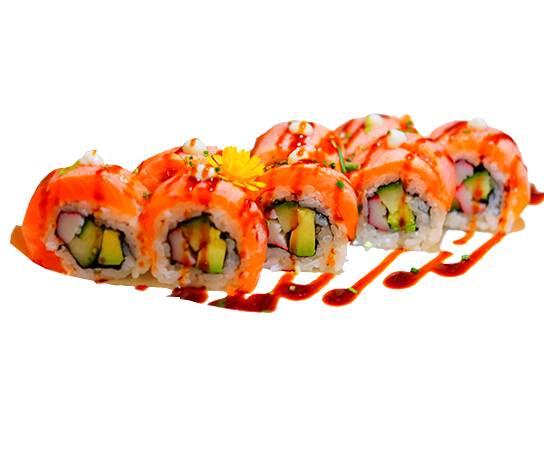 41. Sake Aburi Roll