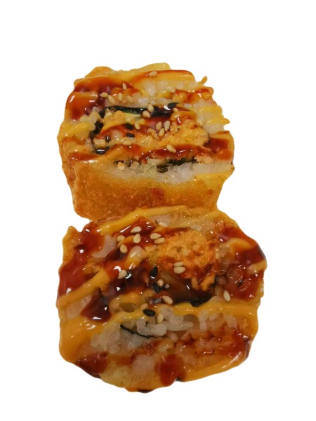 46. Frittiertes Sushi Roll