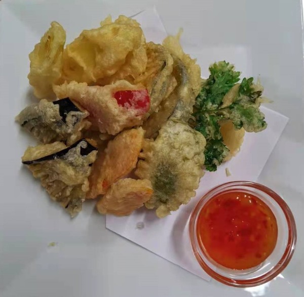 P7. Plat tempura légumes