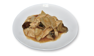 291. Pollo con bambu e funghi*