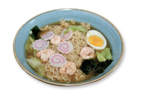 276. Ramen in brodo con pesce *