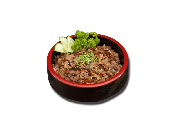 CH7. Gyudon et oignon avec soupe et salade