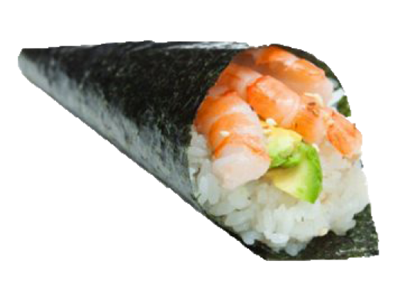 TE3 temaki avocat crevette