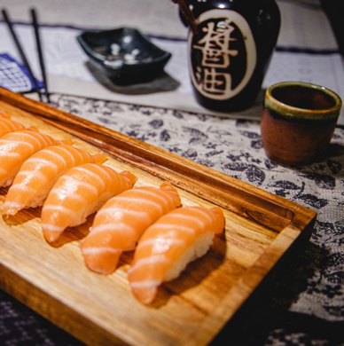Menu Sushi Saumon x10