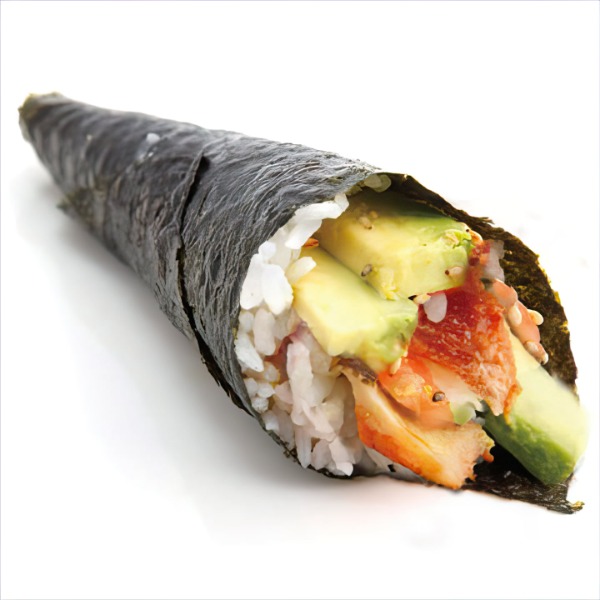 Temaki anguille poulet