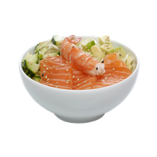 Salade choux saumon