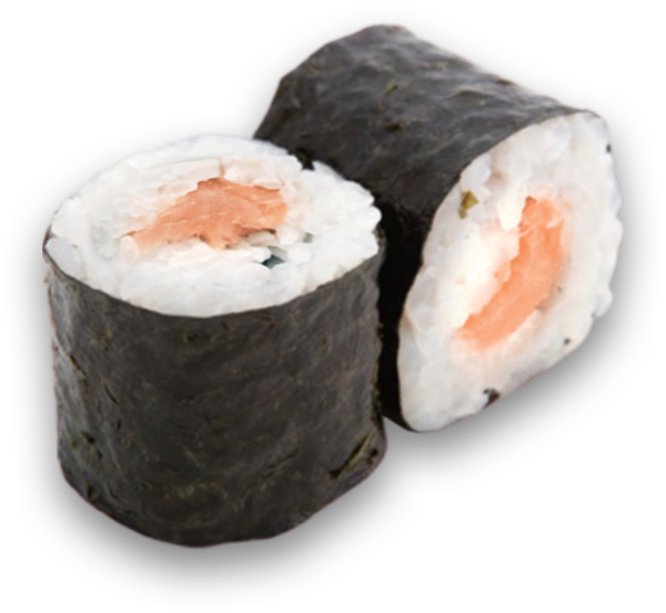 Maki saumon cuit épicé